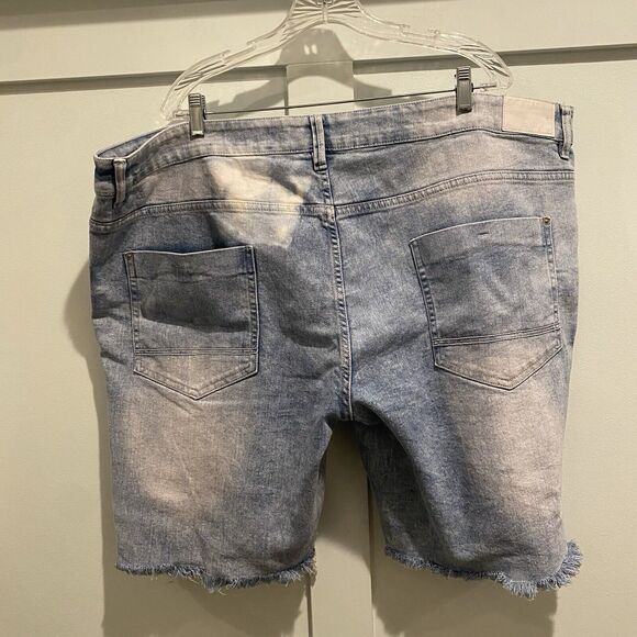 Southpole Jorts Men 46 Blue Light Wash Y2K Retro Baggy Jean‎ Shorts Hip Hop - Picture 8 of 14